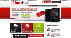 Desktop Screenshot of hosthap.com